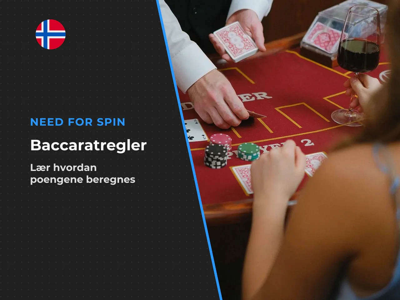 Poengsummen beregnes ved å legge sammen