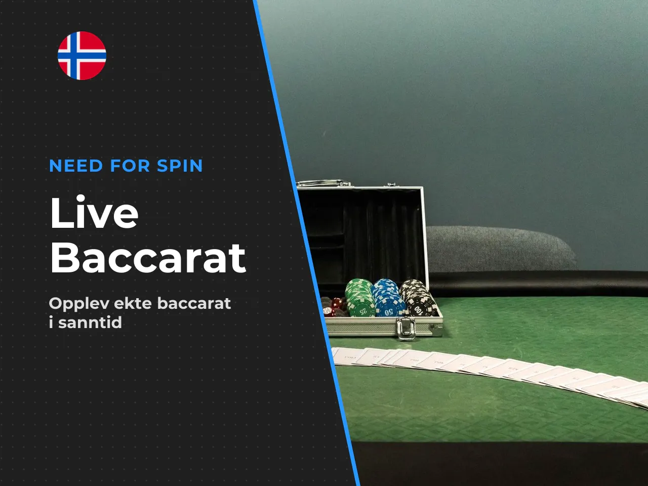 Baccarat live dealer og live casino