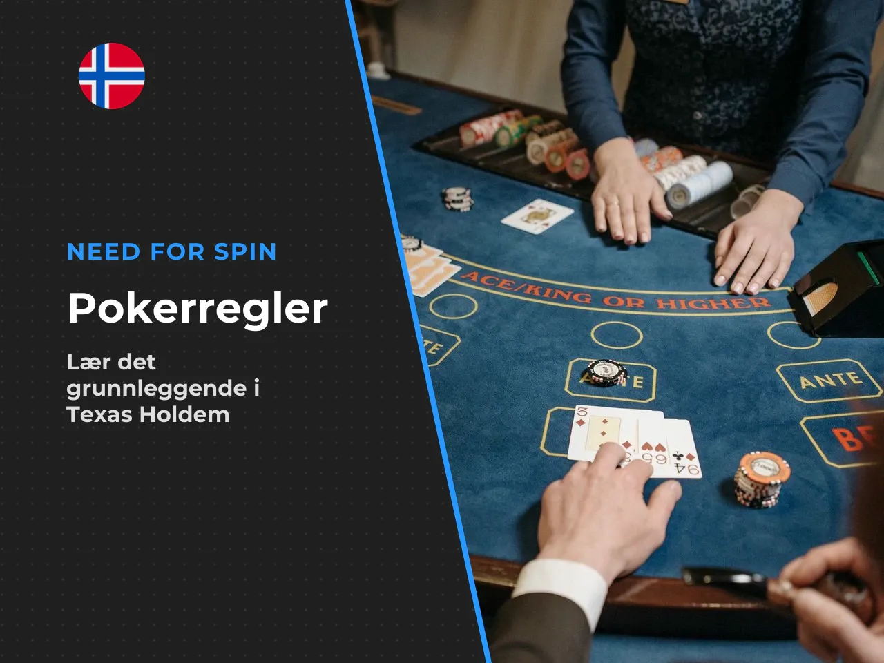 Blinds, kortutdeling og starten på betting