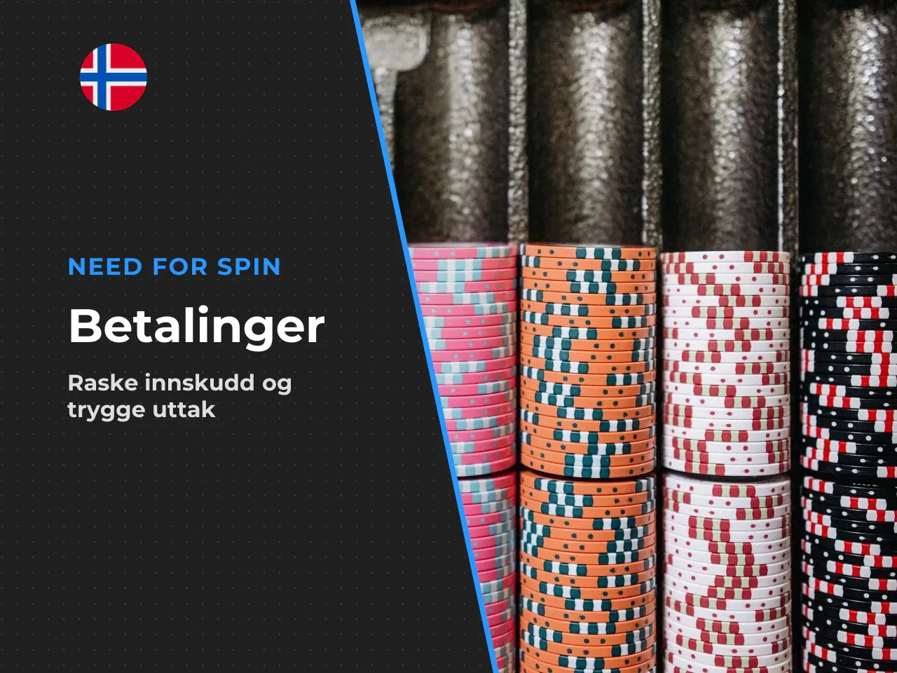 Need for Spin betalinger innskudd og