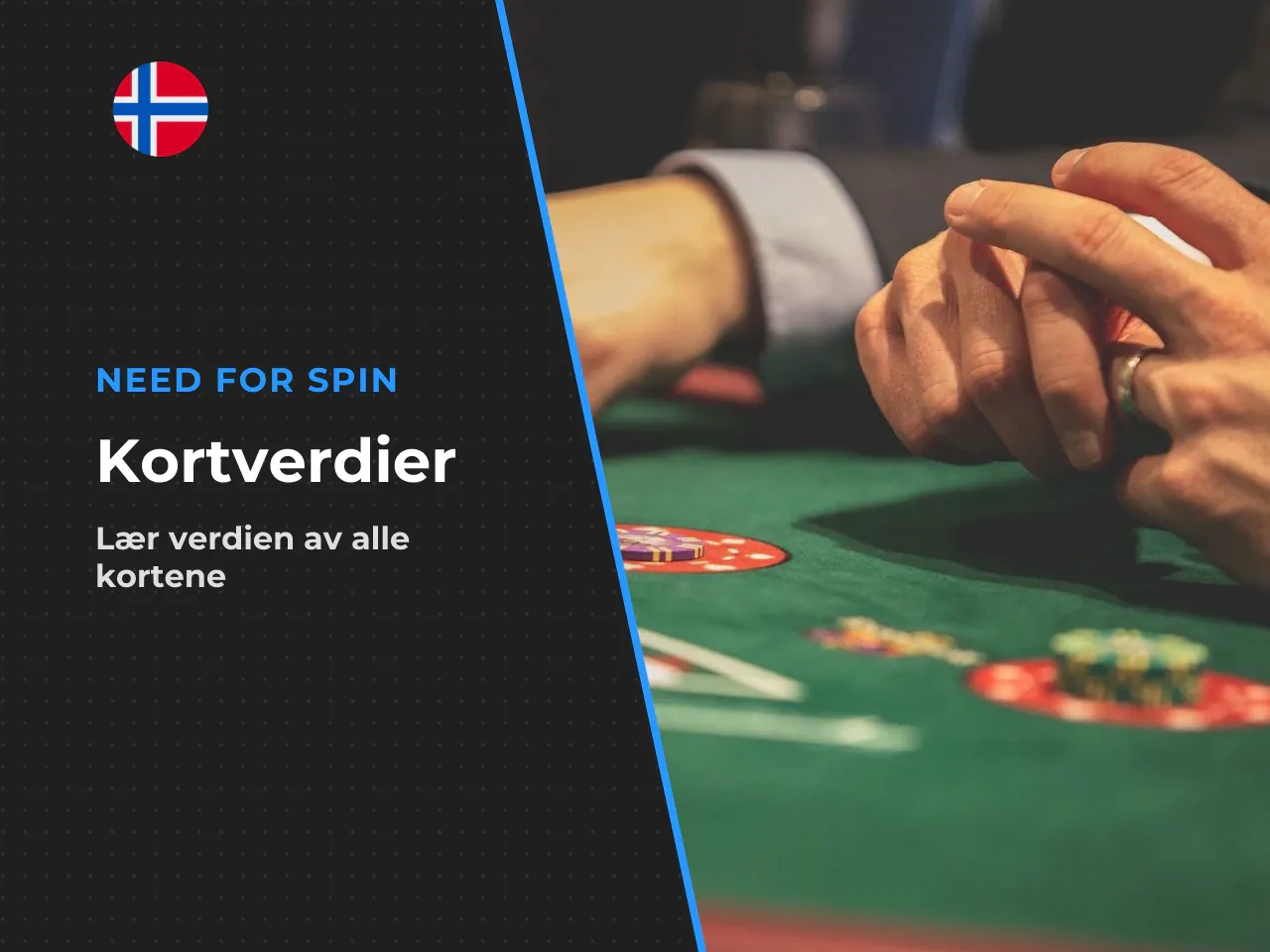 Kortverdier tall, jack queen og ess