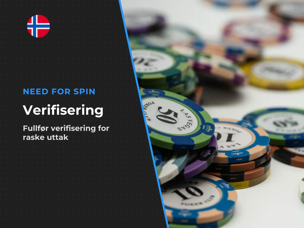 KYC-sjekkliste før første uttak. Verifisering kreves