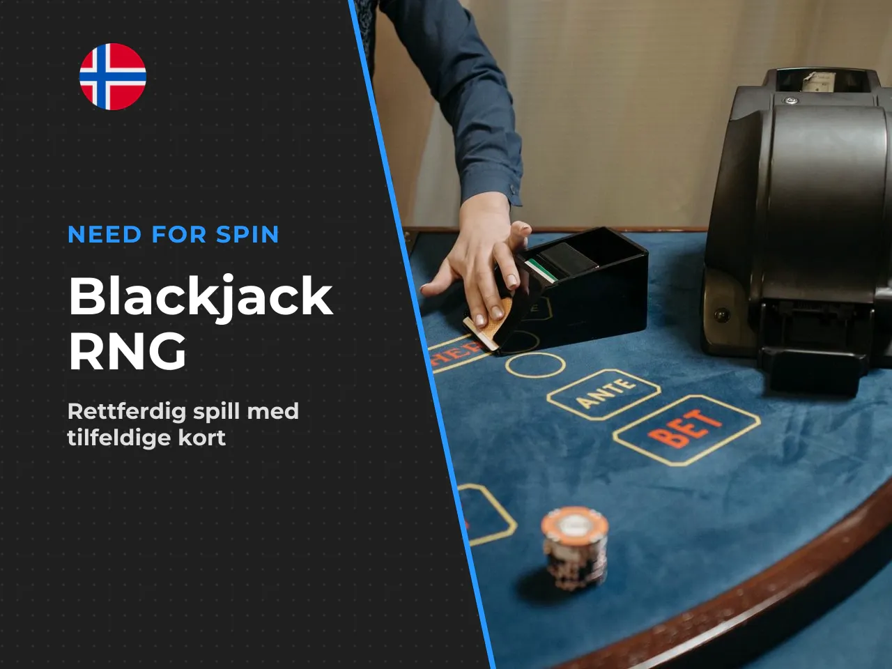 Blackjack online med random number generator