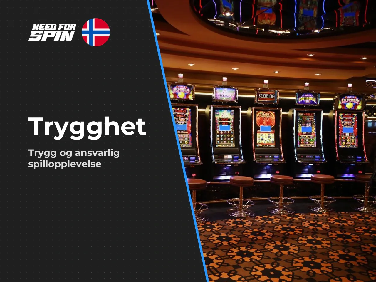 Lisens, datasikkerhet og responsible gambling. Need