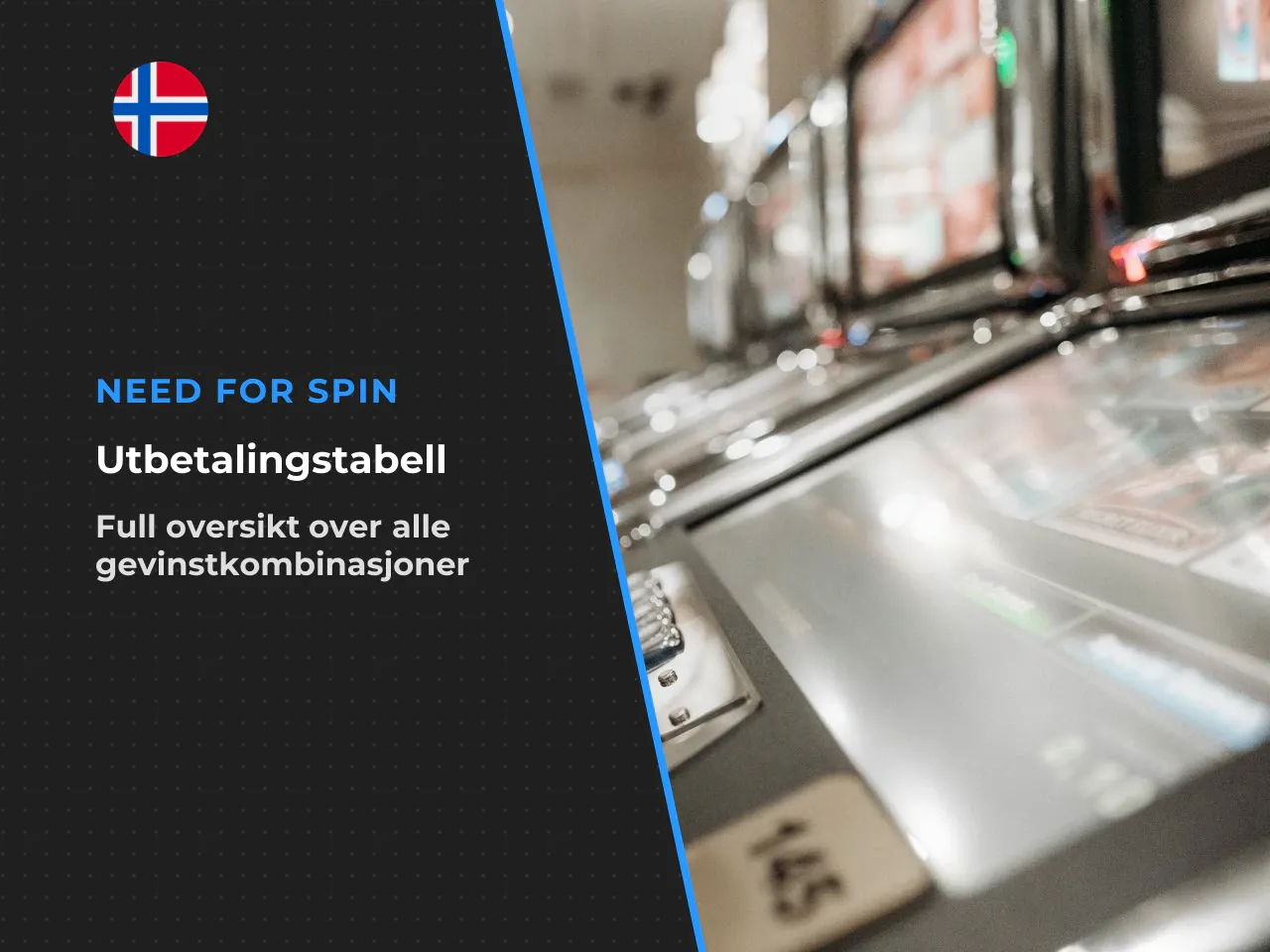 Slik dannes gevinstkombinasjoner komplett utbetalingstabell