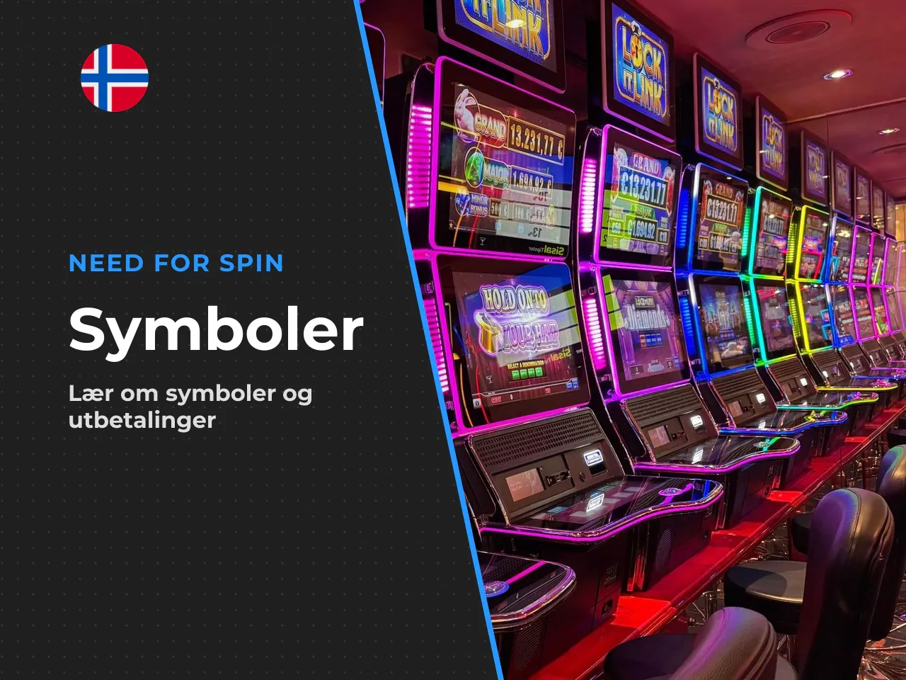 Symboler og utbetalingstabell i Book of