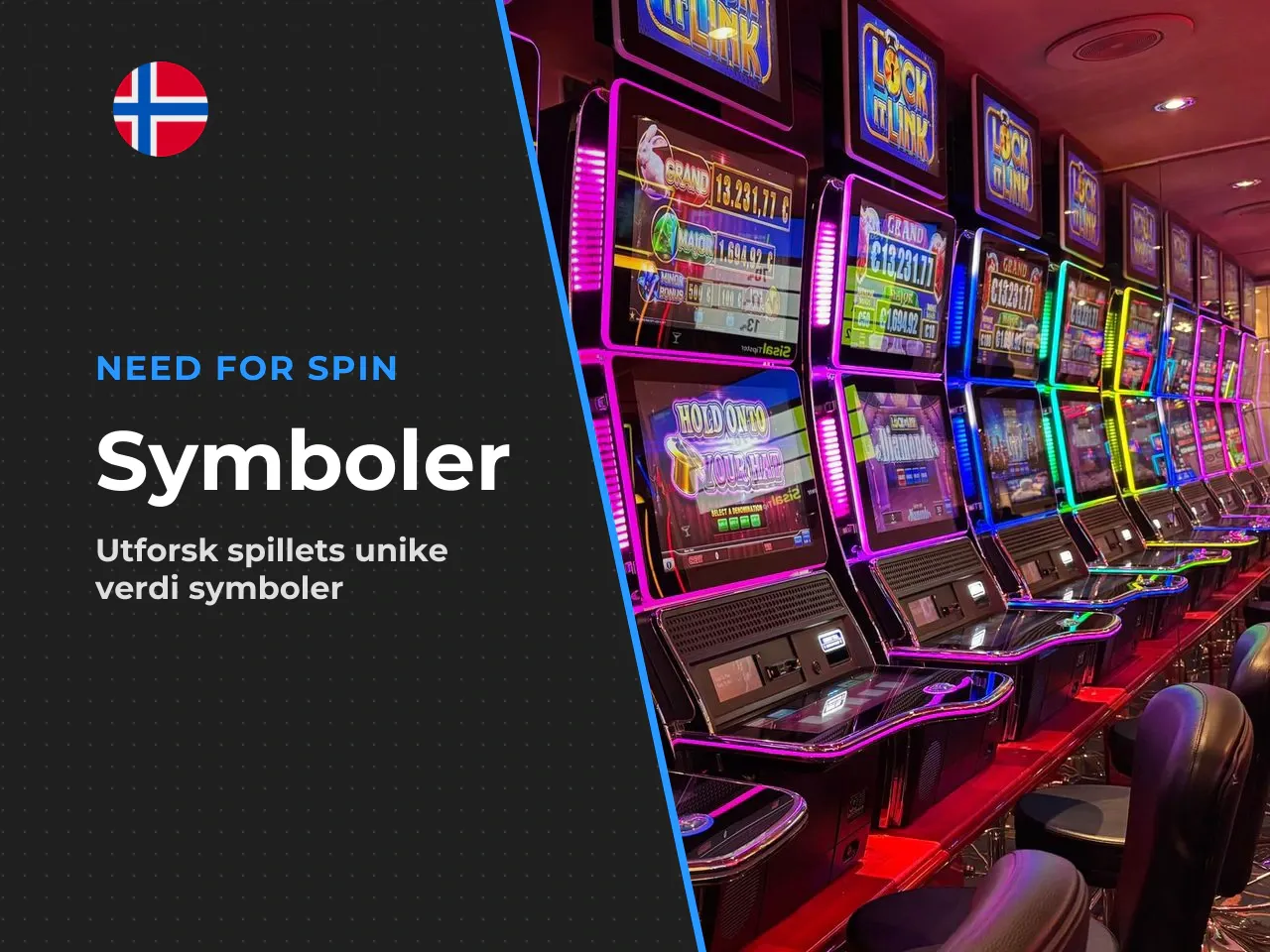 Vanlige symboler og paytable. De høytbetalende