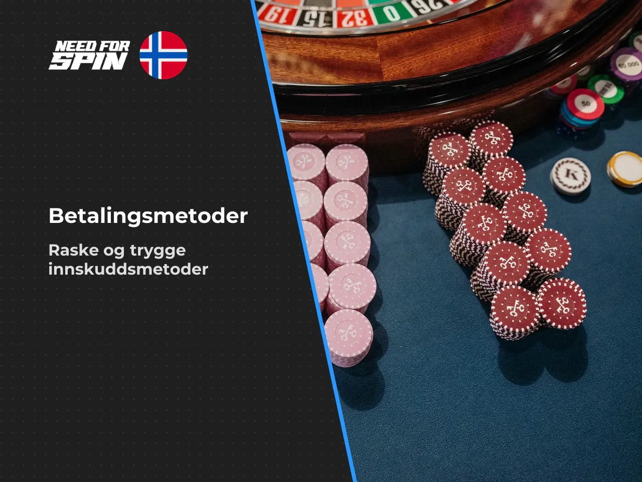 Metoder for innskudd og minstebeløp. Spillere