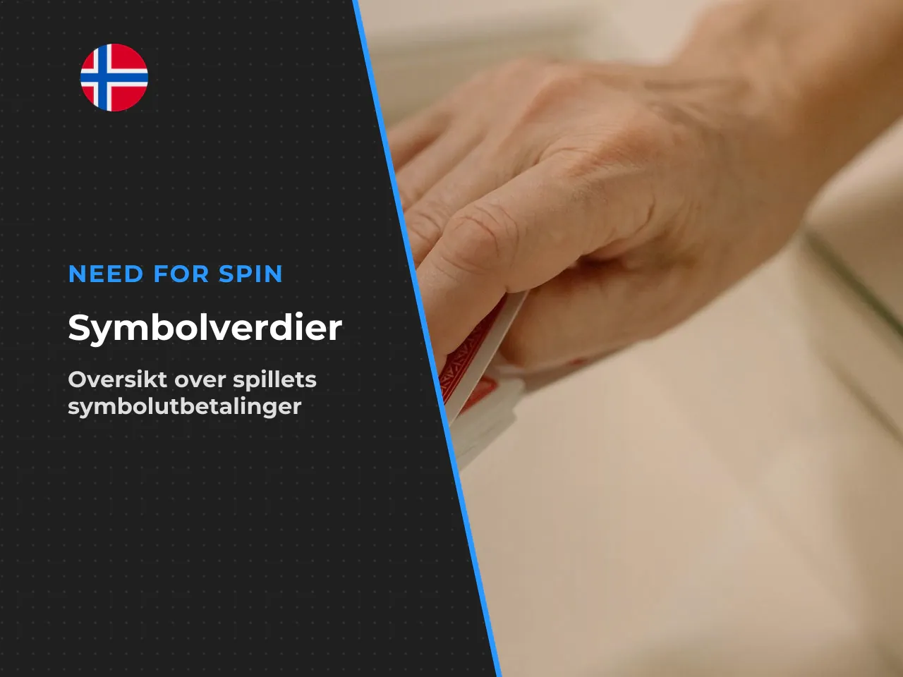 De lavbetalende symbolene består av kortverdiene