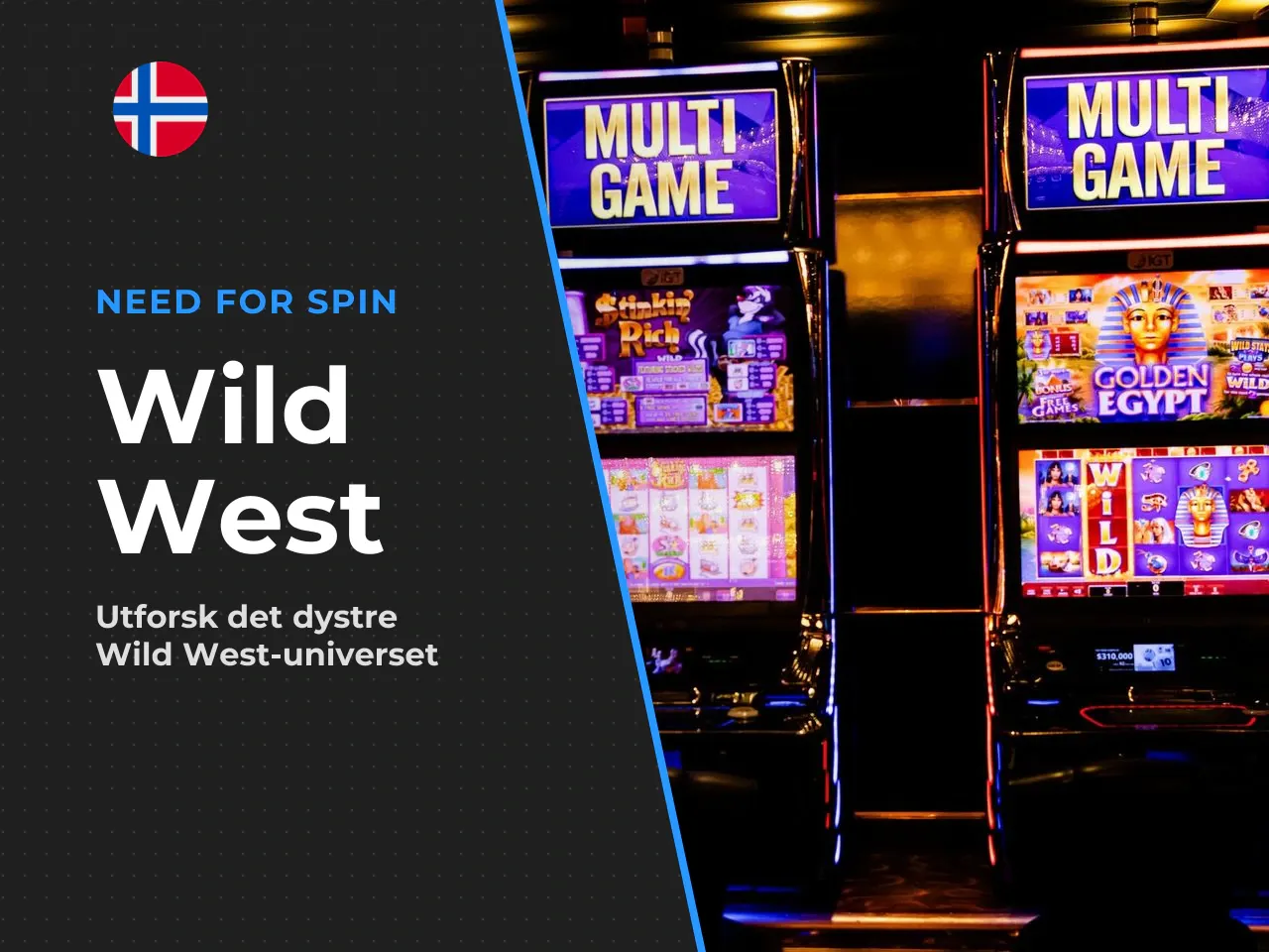 Wild West-setting og design på spillefeltet