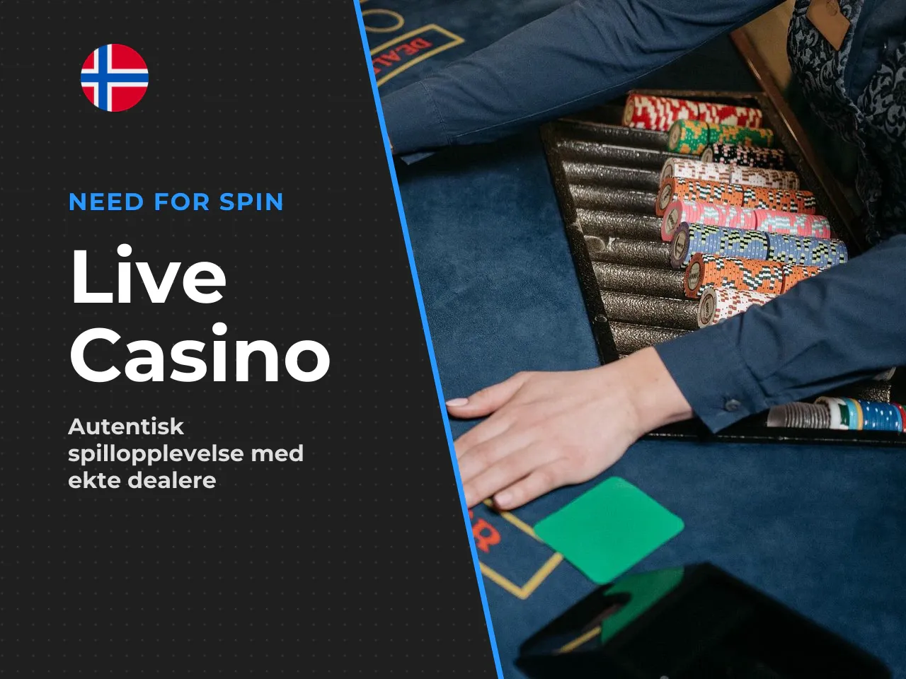 Live casino og spill med live