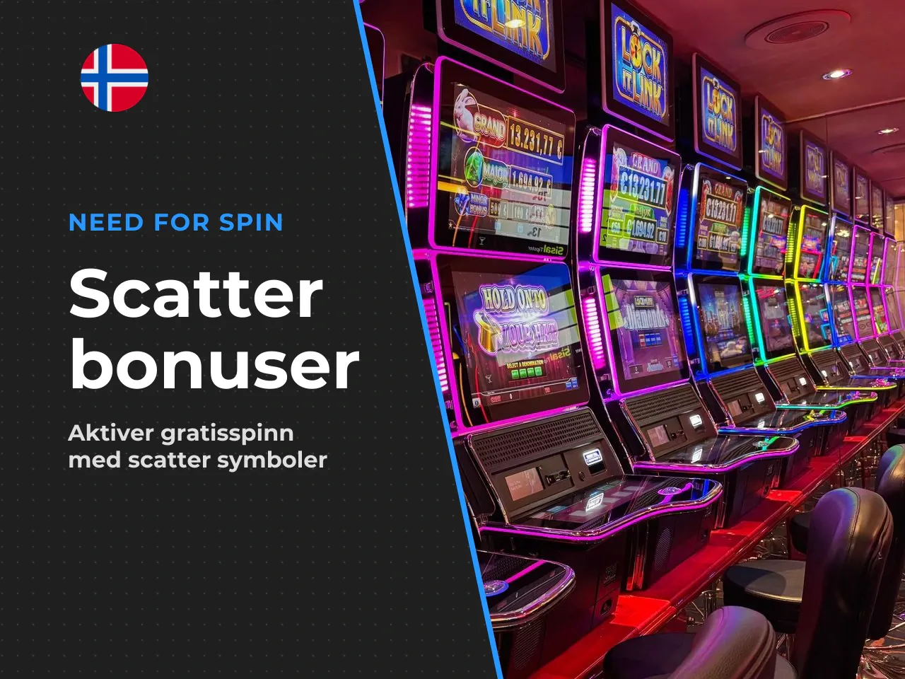 Scatter-symboler og aktivering av bonusrunden. Scatter-symbolene